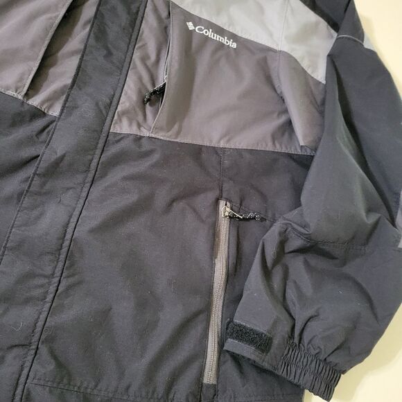 Columbia Men's Gray Black Waterproof Lined Jacket - Picture 8 of 16